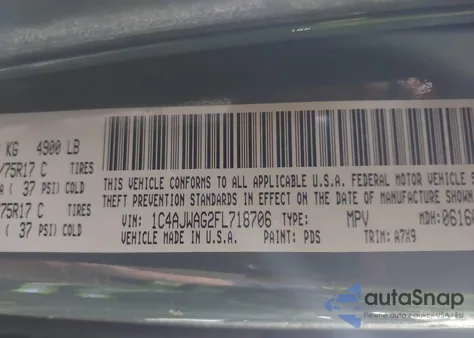 2015 Jeep Wrangler Willys Wheeler from USA, damaged, VIN 1C4AJWAG2FL718706